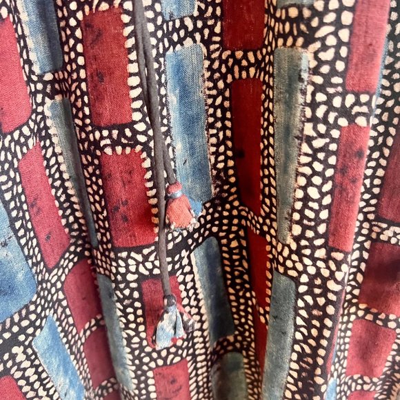 Umber & Ochre Midi/Maxi dress with adjustable tie straps - Picture 4 of 5